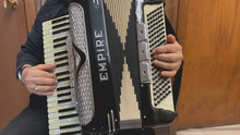 Load and play video in Gallery viewer, Empire The 900 Piano Accordion LMH 41 Key 120 Bass - Black

