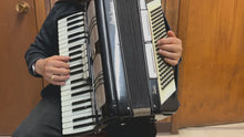 Load and play video in Gallery viewer, Paolo Soprani Italia Piano Accordion LMM 41 Key 120 Bass - Black
