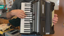 Load and play video in Gallery viewer, Hohner Bravo III 72 Piano Accordion LMM 34 Key 72 Bass - Black
