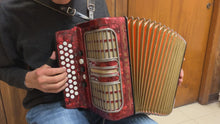 Load and play video in Gallery viewer, Hohner Corona III R Diatonic Button Accordion GCF LMM 3 Row 12 Bass

