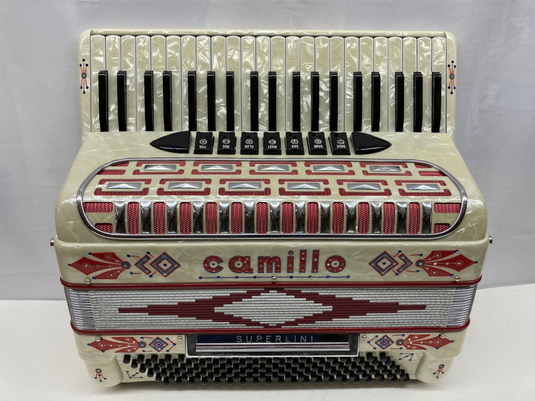 Camillo By Guerrini Piano Accordion LMM 41 Key 120 Bass