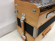 Load image into Gallery viewer, Excelsior Diatonic Button Accordion CF MM 2 Row 8 Bass - Wood Finish
