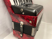 Load image into Gallery viewer, Hohner Bravo III 80 Piano Accordion LMM 37 Key 80 Bass with Microphone - Red
