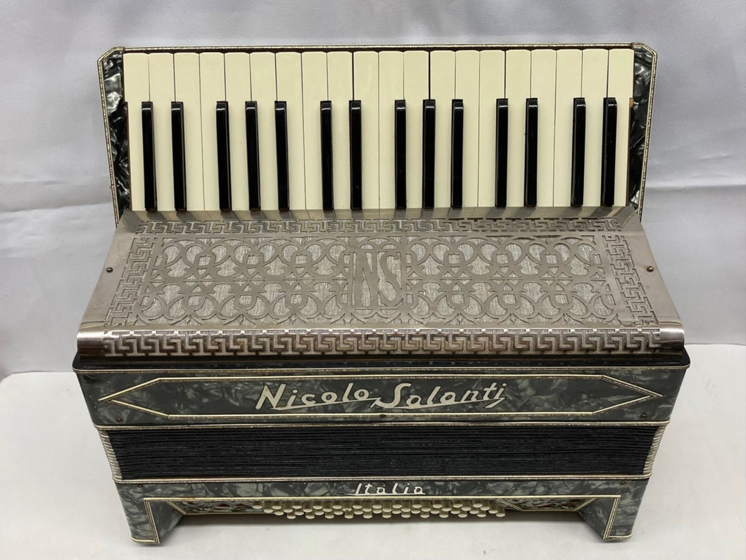 Nicolo Salanti Piano Accordion MM 34 Key 48 Bass - Antique
