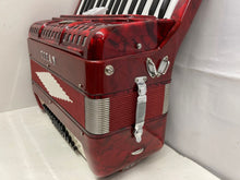 Load image into Gallery viewer, Titan (Titano) Piano Accordion LM 30 Key 40 Bass - Red
