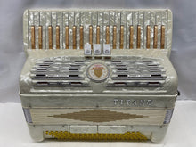 Load image into Gallery viewer, Titano Ideal Piano Accordion LM 41 Key 120 Bass - White/Gold
