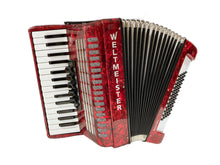 Load image into Gallery viewer, Weltmeister Kristall 60 Bass Piano Accordian - Red
