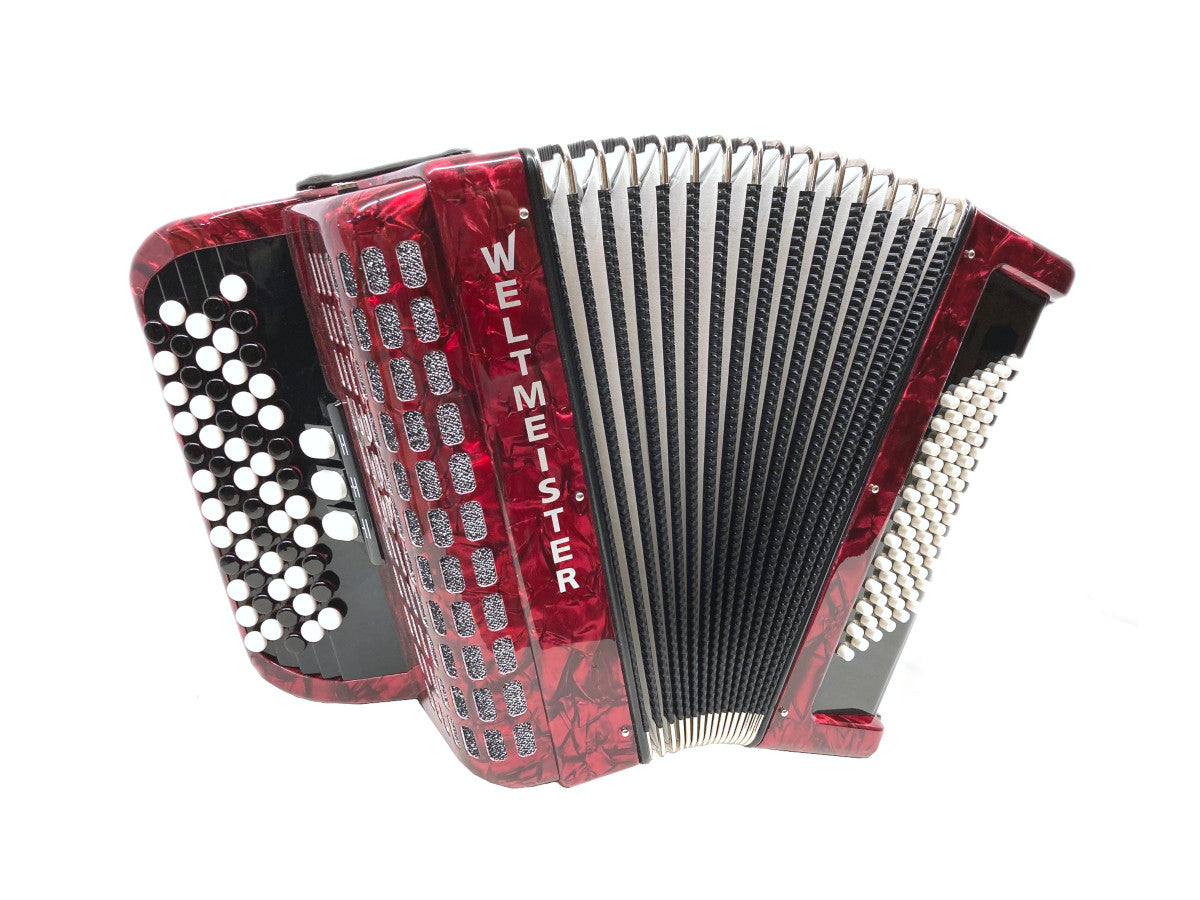 Weltmeister Romance 602 Chromatic Button Accordion MM 5 Row 72