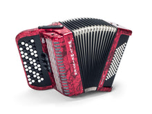 Load image into Gallery viewer, Weltmeister Romance 602 Chromatic Accordian MM - Red
