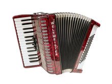 Load image into Gallery viewer, Weltmeister Rubin 60 Bass Piano Accordian - Red
