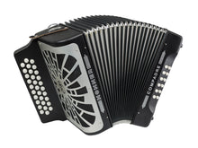 Load image into Gallery viewer, Hohner Compadre Diatonic Piano Accordion 3 Row 12 Bass - Black
